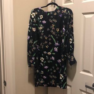 Floral shift dress